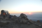 Sunset at high camp.