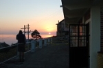 Sunset at base camp,