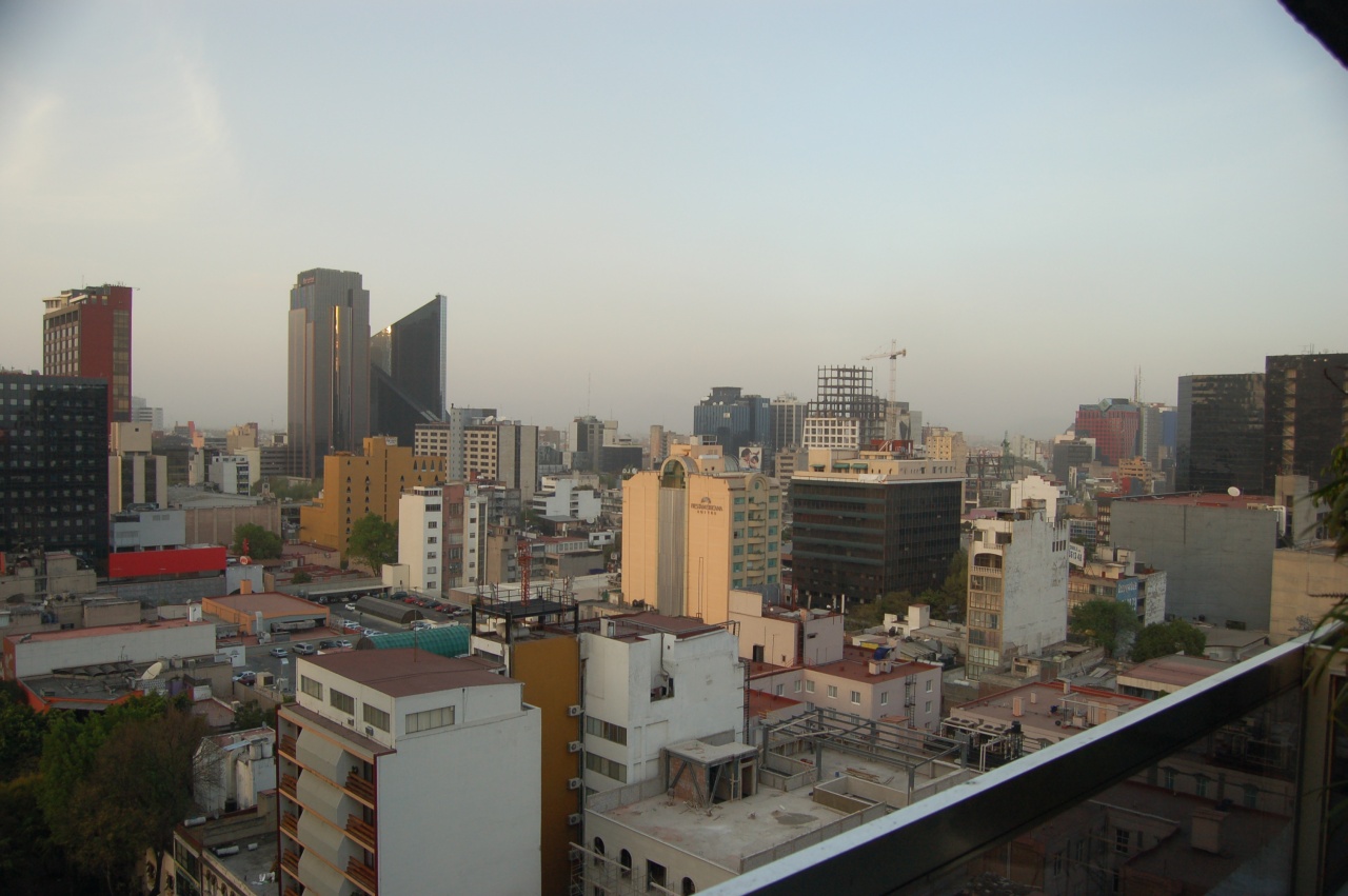 Mexico City from Hotel. 1/5/06  5:49pm