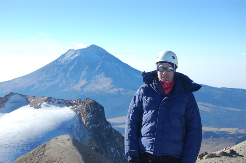 Bert on summit!  17,340ft!